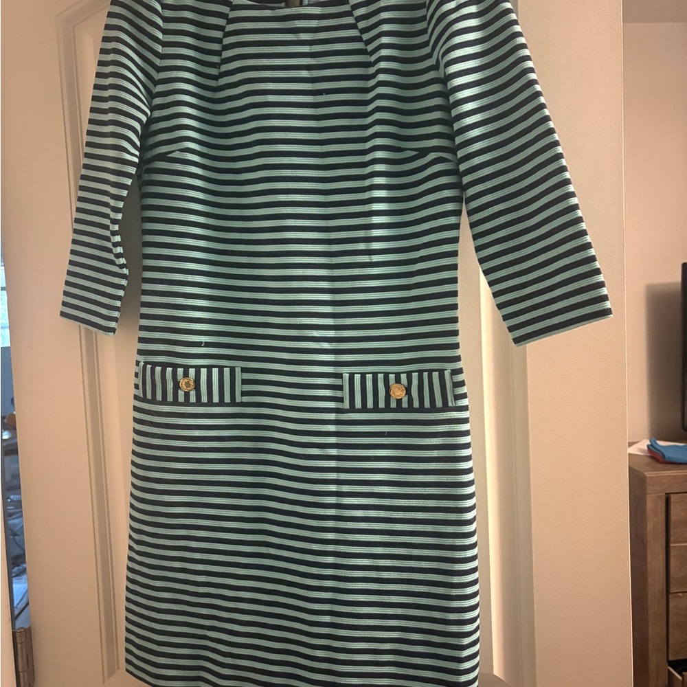 Lilly Pulitzer Blue Striped Dress